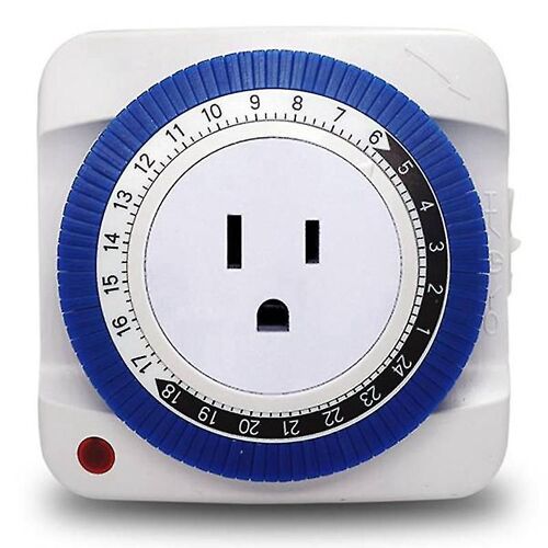 24 heures Timer Socket Programme Mécanique Timer Switch Socket 230v Wall Outlet Protector Energy Savei
