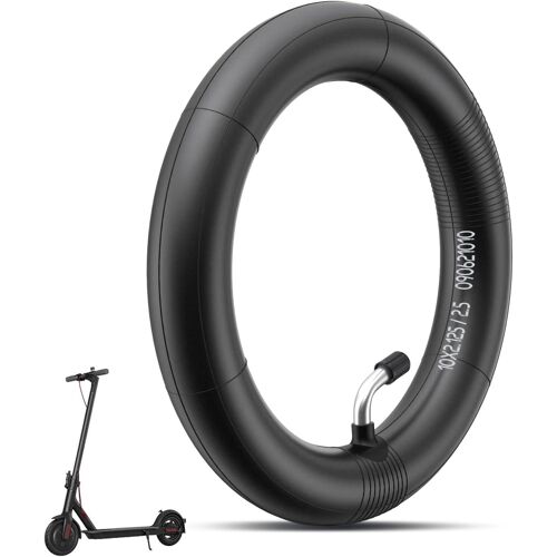 Chambre À Air Pour Scooter Électrique, 10 X 2,125, 10 "", Épaisse, Avec Valve Argentée 45°/90°, 10 X 2,125/2,5, Double Épaisse, Résistante À L'usure, Absorbant Les Chocs, Confortable (1 Pièce