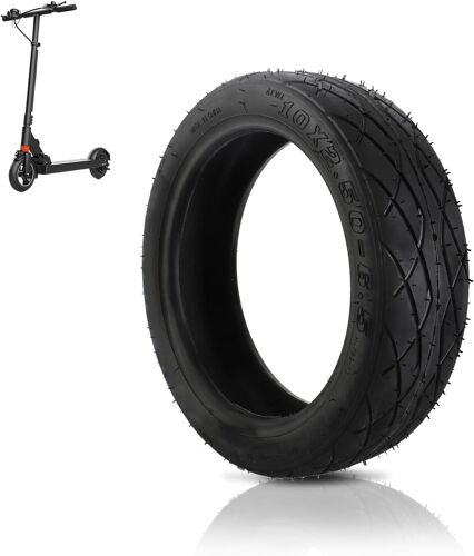 Tubeless Tire 10 Inch 10x2.50 6.5 Inch Thickening Shock Absorption Vacuum Tires For Electric Scooter Scooter Wheel Replacement