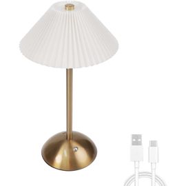 Lampe De Table Led, Lampe De Table Sans Fil Avec 3 Températures De Couleur, Tactile À Intensité Variable, Lampe De Table Rechargeable Par Usb Pour La Chambre À Coucher, Le Bureau, Bleu