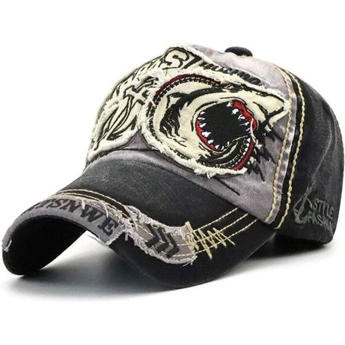 Tea-Chennuo Casquette De Baseball Vintage - En Coton - Style Rétro - Pour Les Loisirs - Unisexe