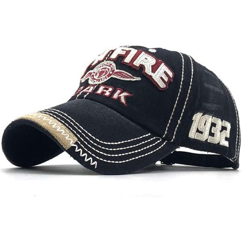 Sept-Casquette Vintage Hommes Retro Casquette De Baseball Cap Snapback Hip Hop Plat Cap Rétro Chapeau Sports De Plein Air Alphabet Broderie Casquette Femmes