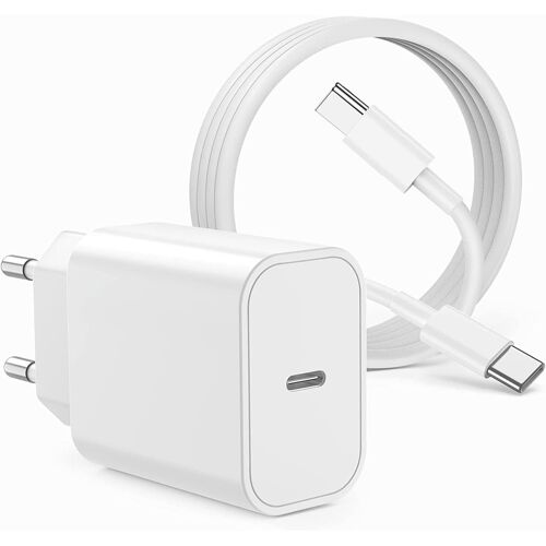 KALANKA-Chargeur Rapide iPhone 17 16 15, 20W Chargeur Apple Type C avec Câble USB C vers USB C 2M for Apple iPhone 17 Pro Max/17 Air/16 Plus/16 Pro Max/16 Pro/15 Pro Max/15 Plus/iPad Type C Adaptateu