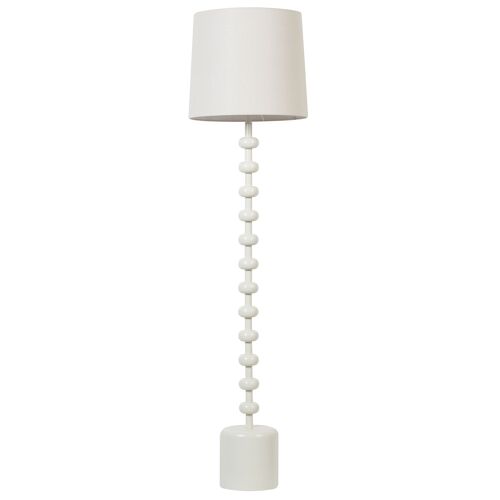 Lampadaire En Métal Blanc 160 Cm Krios