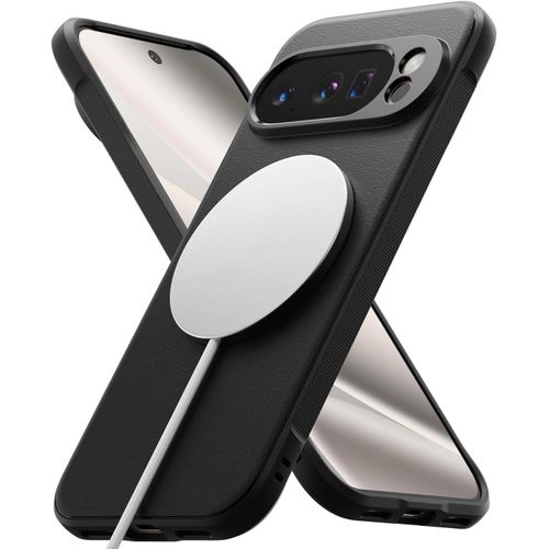 Coque Pour Google Pixel 10 Pro Case Accessoires [Onyx Magnetic] Compatible Avec Magsafe/Pixelsnap Magnétique Antichoc Protection Flexible Ultra Fine Souple Bumper Durable Étui - Black