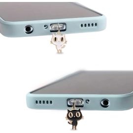 Giantree Lot De 25 Caches Anti-poussière, USB C En Silicone Pour Prise Adhésive USB Type-C, Compatible Avec Phone S23, S22, S21, S20, Book, Tous Les