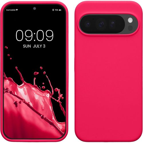 Housse Compatible Avec Google Pixel 10 Pro Xl Coque - Housse De Téléphone Protection Souple En Tpu Silicone - Rose Fluo