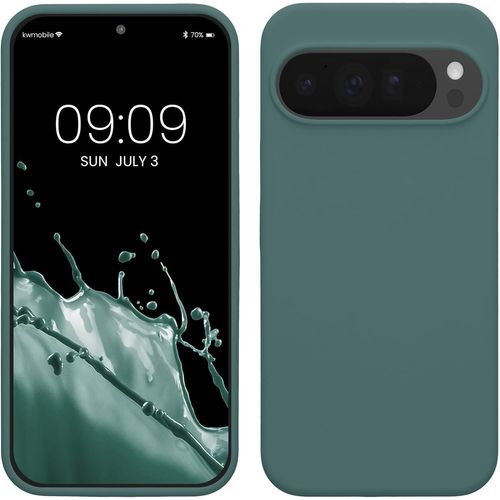 Housse Compatible Avec Google Pixel 10 Pro Xl Coque - Housse De Téléphone Protection Souple En Tpu Silicone - Bleu Vert