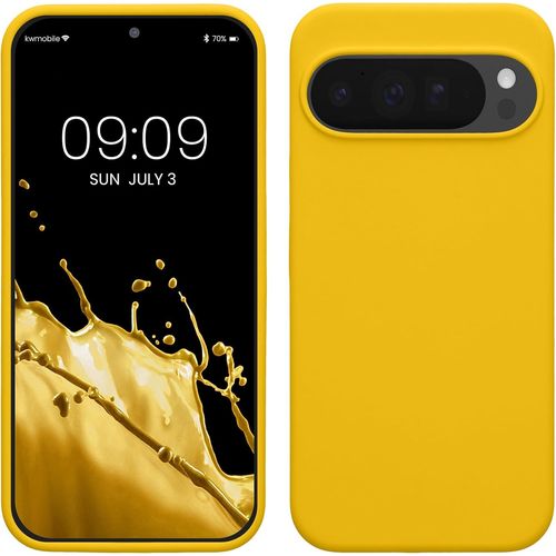 Housse Compatible Avec Google Pixel 10 Pro Xl Coque - Housse De Téléphone Protection Souple En Tpu Silicone - Jaune Radieux