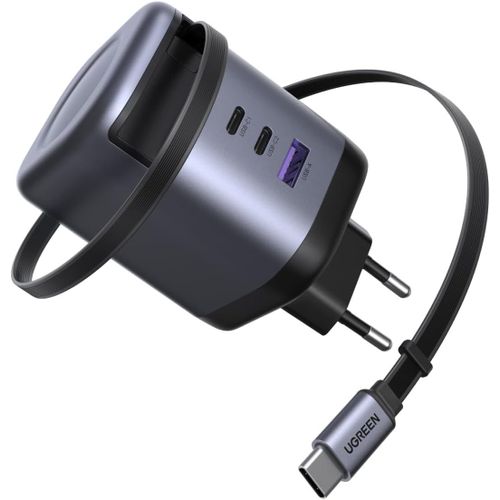 Subzonal-Nexode 100w Chargeur Usb C Rapide Avec Câble Rétractable Intégré Ganinfinity Compatible Avec Macbook Pro Air Iphone 17 Pro Max Air 16 Plus 15 14 13 12 Galaxy S25 Ultra S24 S23 Pixel 9 8 Ipad