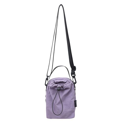 Sac Bandoulière Femme Homme Sacoche Pour Bouteille D'eau De Randonnée Portable Fitness Cyclisme Festival Musique Plage Voyage - Violette