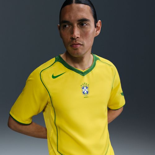 Maillot Replica Nike Football Brésil 2004 Total 90 Reissue Pour Homme - Jaune