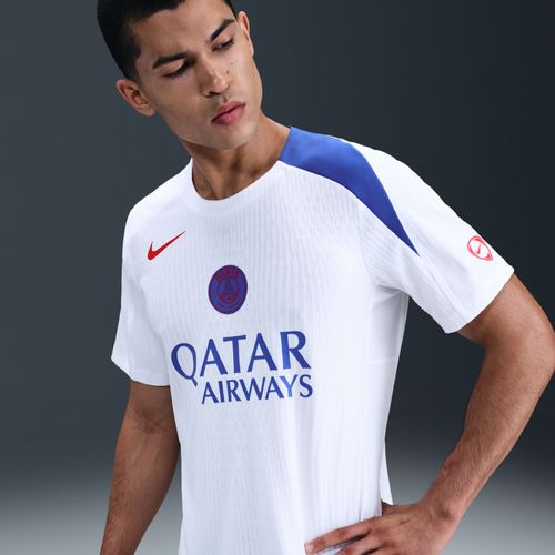 Haut De Foot À Manches Courtes Nike Dri-Fit Adv Total 90 Paris Saint-Germain Strike Elite 3e Tenue Pour Homme - Blanc