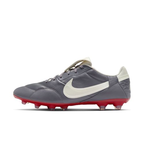 Chaussures De Foot Crampons Basse Fg Nike Premier 3 Gris