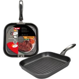 KALANKA-- Grill New Induplus, 18 cm, Aluminium, Antiadhésif, Compatible avec l¿induction