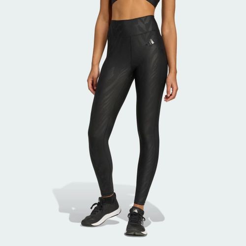 Legging Long Optime Aop Adidas - Black - S