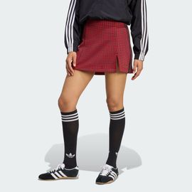 Jupe Pied-De-Poule Tailored Adidas - Better Scarlet / Black - Xs