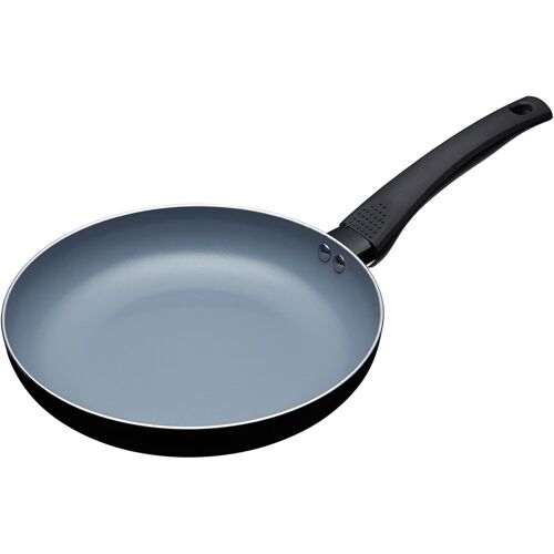 Jexnovashop-Poêle À Induction Masterclass Eco Avec Céramique Non Toxique Antiadhésive Sans Produits Chimiques En Aluminium / Fer, Noire / Bleue, 24 Cm