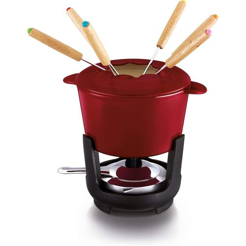 16303734 Service À Fondue, Fonte, Rouge, 15 Cm, 24 X 16 X 16 Cm 16303734