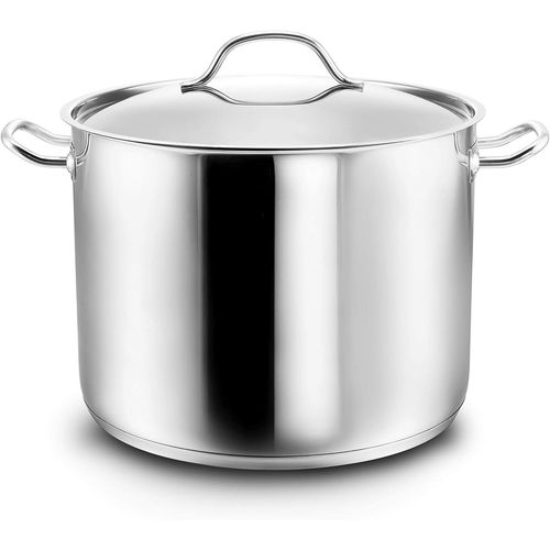Kalanka-Kopf Casserole À Induction Xxl Gigantos, Ø 28 Cm, Hauteur 21 Cm, 12,5 Litres, Acier Inoxydable