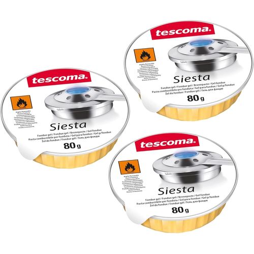 KALANKA-707050 Siesta Lot de 3 pâtes combustibles pour Fondue