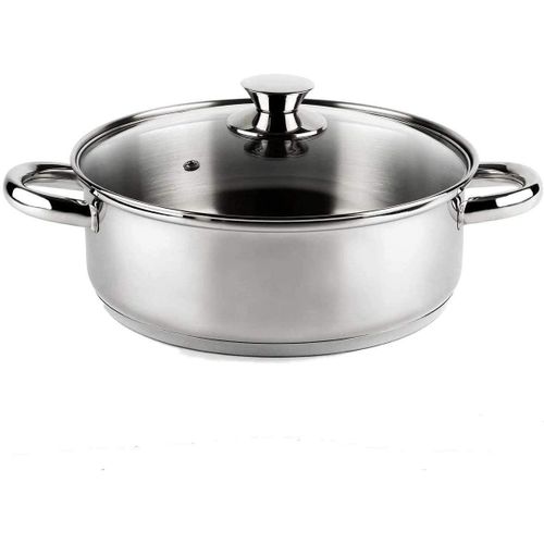 Kalanka-Ci30 Casserole De 30 Cm De Diamètre, En Acier Inoxydable 18/10, À Induction