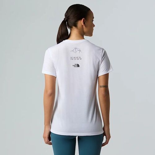 The North Face T-Shirt Multiple Placement Graphic Pour Femme Tnf White Taille Xxl Female