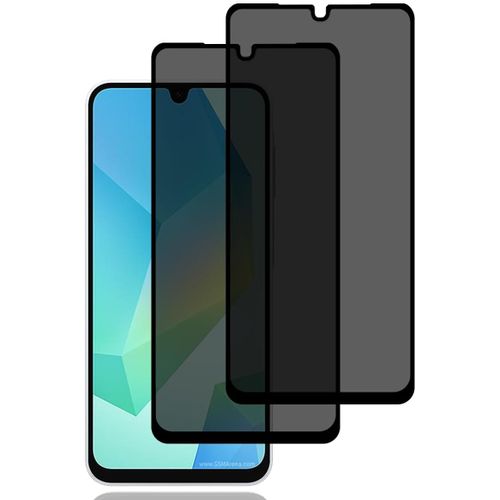 Verre Trempé Anti-Espion Pour Samsung Galaxy A16 5g/4g [2 Pièces],Protection D'écran Anti-Espion,Protecteur D'écran Confidentialité,9h Dureté,Anti-Rayures,Privacy Protecteur Écran Pour Samsung A16