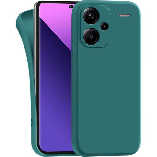 Coque Slim En Tpu Silicone Pour Xiaomi Redmi Note 13 Pro Plus 5g ¿ Souple, Antichoc Et Ultra Protectrice ¿ Vert Olive
