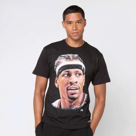 Mitchell & Ness Nba Philadelphia 76ers Player Big Face Tee Homme T-Shirts Polos Noir Taille M Vêtements