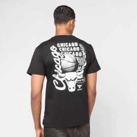 Mitchell & Ness Nba Chicago Bulls Hwc Overlap Graphic Tee Homme T-Shirts Polos Noir Taille Xl Vêtements