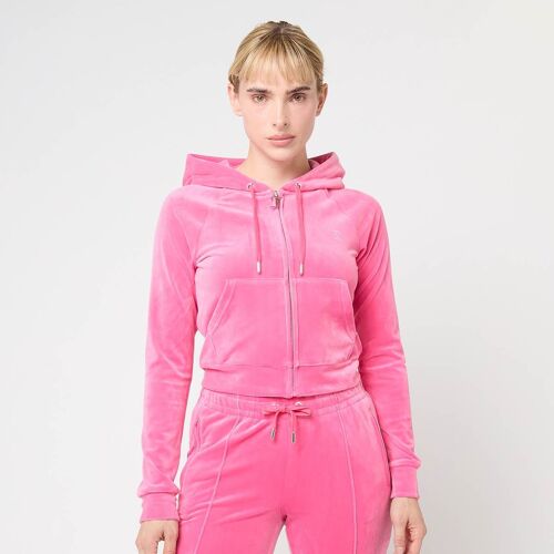 Juicy Couture Madison Hoodie Femme Hoodies & Sweatshirts Rose Taille S Vêtements