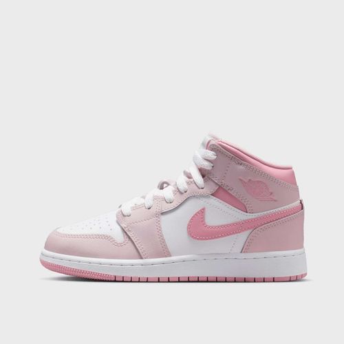 Chaussures Jordan Air 1 Mid Unisex Retro Blanc