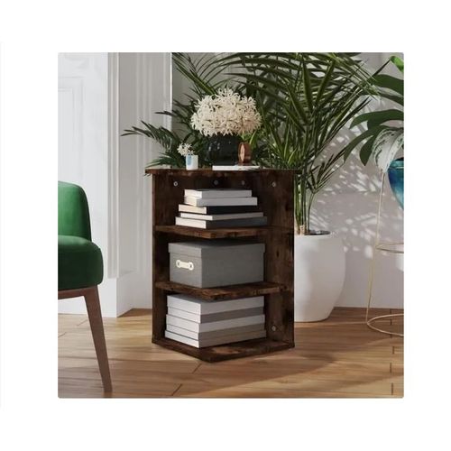 826366 Armoire Latérale Chêne Fumé 35x35x55 Cm Bois D'Ingénierie
