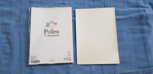 Enveloppes Et Papier Assorti, Ivoire Irisé