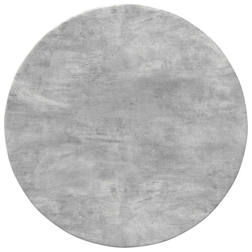 vidaXL Plateau de table Gris béton 60 x 60 x 1.5 cm Bois d'ingénierie
