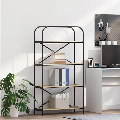 Vidaxl Étagère Chêne Sonoma 80 X 30 X 146 Cm Bois D'ingénierie