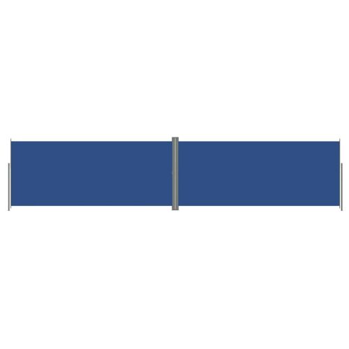Vidaxl Auvent Latéral Rétractable Bleu 220x1000 Cm