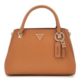 GUESS Sac à main marron pour femme - Noelle II Luxury Satchel Light Cognac 310963