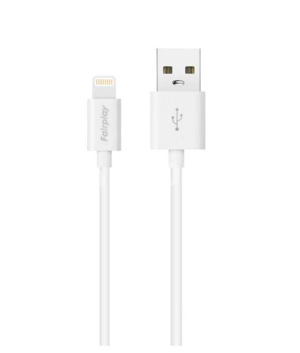 Câble Lightning 1m Blanc ¿ Charge Rapide & Synchronisation iPhone/iPad