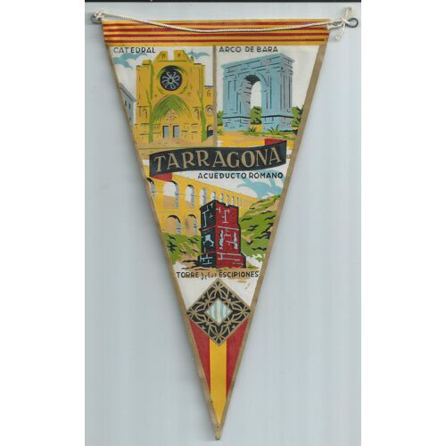 Fanion Espagne Tarragona 25 Cm