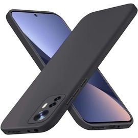 Coque Tpu Mince Et Souple Pour Xiaomi 12 / 12x 5g ¿ Protection Anti-Rayures Et Anti-Poussière, Lèvre Caméra 0,3 Mm, Découpes Précises ¿ Noir