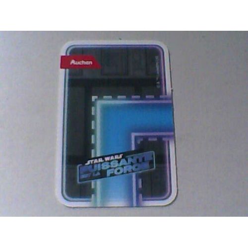 Lot 10 Cartes Auchan 2025 Star Wars Puissante Force 3-9-19-24-28-31-36-42-57-71 (Modifiable)