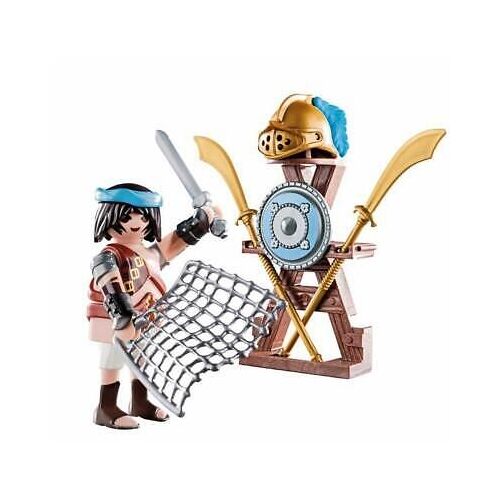 Playmobil Spécial Plus - Gladiateur - 1 Personnage + Armes - 15 Pièces