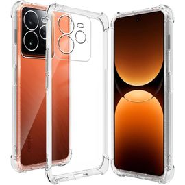 Coque Transparente Compatible Realme Gt 7 Pro - Tpu Souple Ultra-Fin, Coins Airbag Anti-Choc Et Anti-Rayures, Bords Surélevés Protection Écran Et Caméra