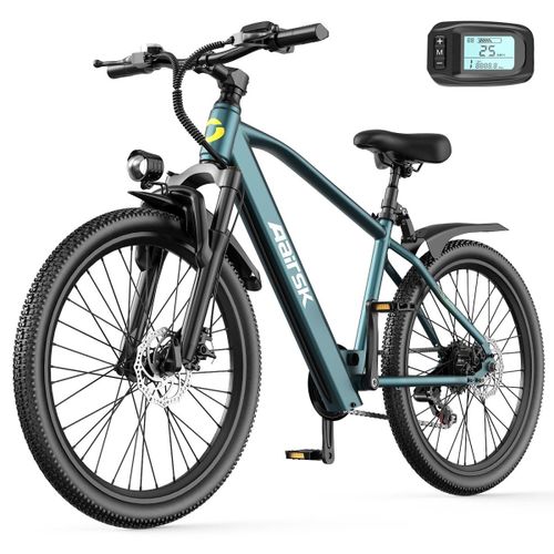 Vélo Électrique De Ville Aairsk Gt300, 26 Pouces, 36 V, 250 W, 10 Ah, Nfc, Vert