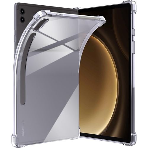 Coque Samsung Galaxy Tab S9 Fe+ 12,4 Pouces - Transparente Tpu Silicone Anti-Choc Bumper Coins Renforcés Anti-Jaune Antirayures Protection 360°