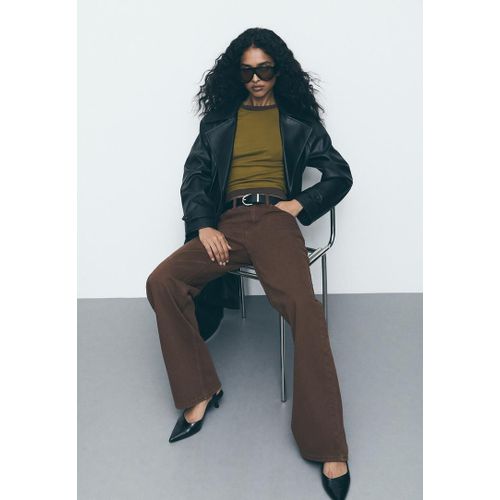 Stradivarius Jean D92 Wide Regular Marron 42