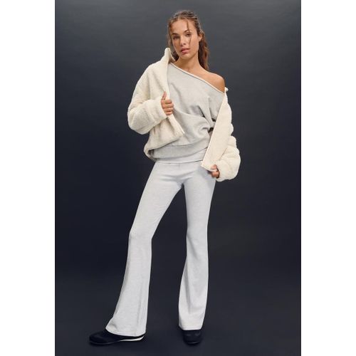 Stradivarius Blouson Zippé Effet Mouton Synthétique Vanille Xs