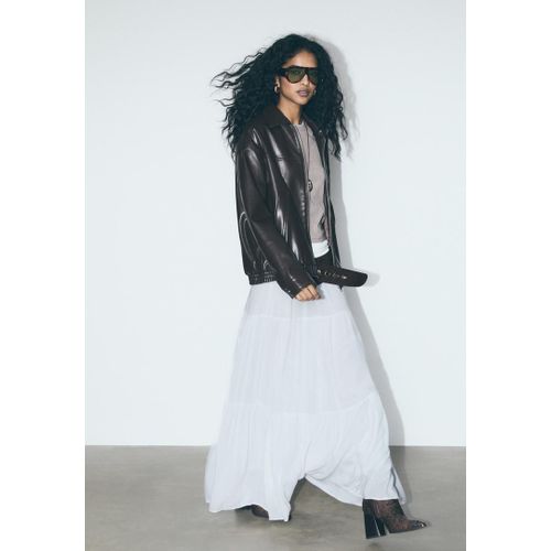 Stradivarius Jupe Midi Bohème Blanc Xs